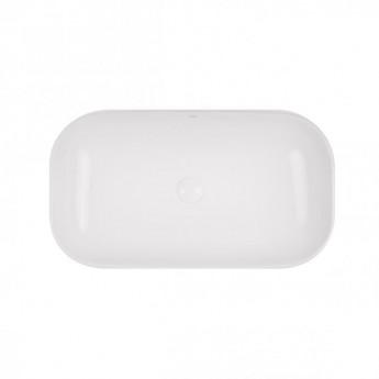 Раковина-чаша Qtap Jay 695х410х150 White с донным клапаном QT07112166W