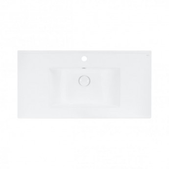 Раковина Qtap Albatross New 910x470x180 White с донным клапаном QT0111750690W