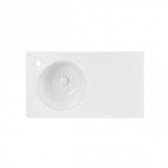 Раковина Qtap Virgo 800х460х300 White с донным клапаном QT1811FL8130ALLW