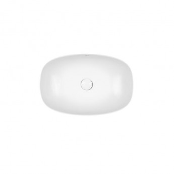 Раковина-чаша Qtap Cardinal 600х380х140 White с донным клапаном QT04117060TW