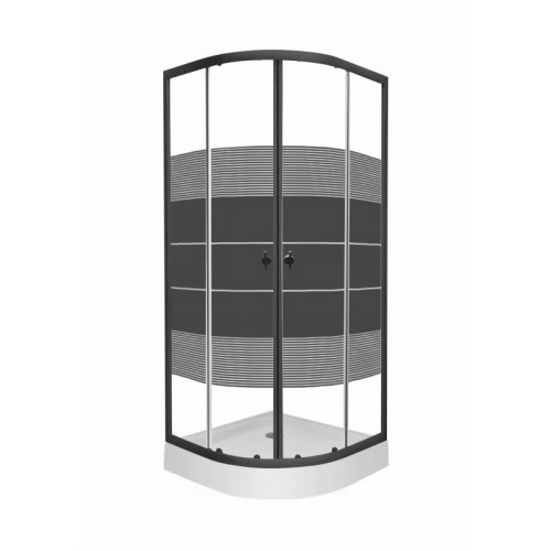 BLACK TULIP душова кабіна (90*90*194см, скло 4мм 