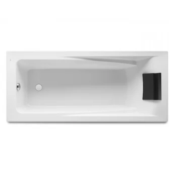 HALL ванна 170*75см прямокутна, з інтегр. підлокітниками, з підголівником, з регул. ніжками, об'єм 220л