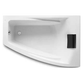 HALL ванна 150*100см, акриловая угловая, правая версия, белая, с интегрированными подлокотниками, с подголовником и ножками, регулируемыми в комплекте