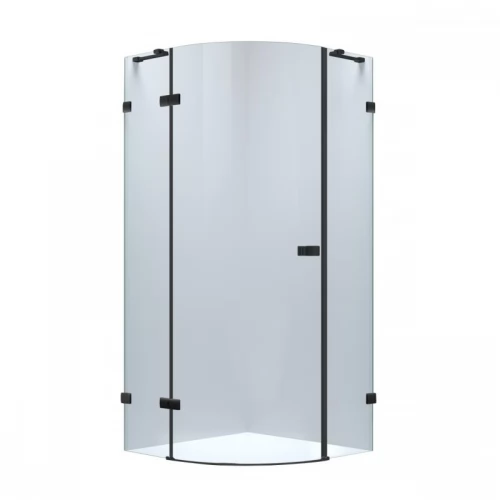 DE LA NOCHE душова кабіна 90*90*200см (скла + двері) кутова, реверсивна, розстібна, скло прозоре 8мм
