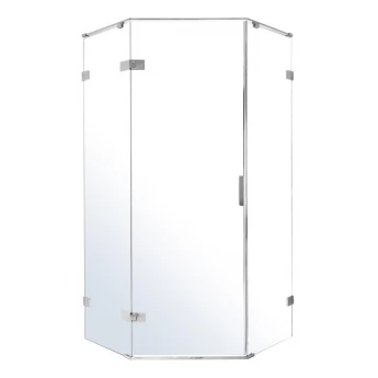 NEMO душова кабіна 5-ти вугільна 90*90*195см, ліва, розстібна, прозоре скло 8мм, дзеркальний хром