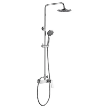 VITE система душова (змішувач для душу, верхній та ручний душ), хром