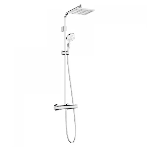 WATERFORMS Showerpipe 230, 1jet, з термостатом, хром