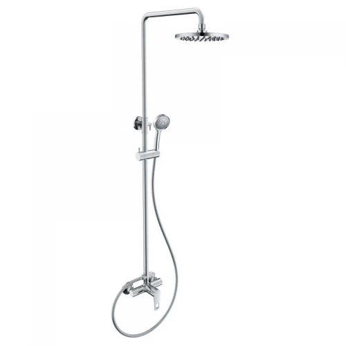 BENITA система душова (змішувач для душу, верхній та ручний душ 1 режим, шланг полімер 1,5м)