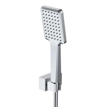 SISTEMA L душовий гарнітур (ручний душ 1 режим, шланг полімер 1,5м, тримач), cromo