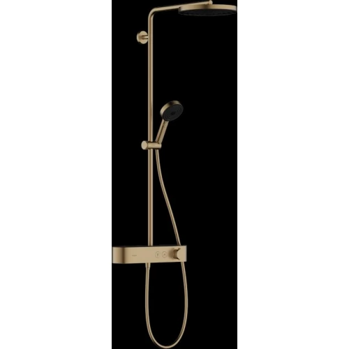 PULSIFY Showerpipe душевая система 260 с термостатом, цвет шлифованная бронза