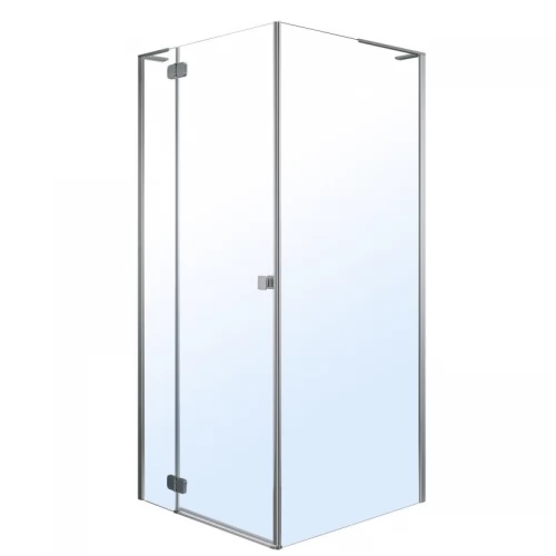 BENITA Left душова кабiна 90*90*190см,квадратна (скло+дверi), розпашна, хром, прозоре