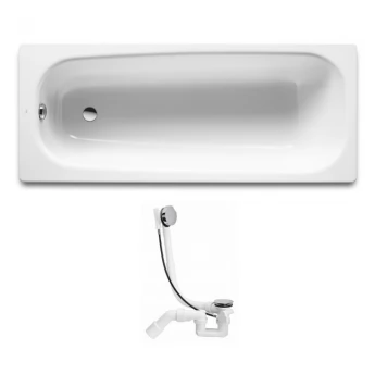 Комплект: CONTINENTAL ванна 170*70см + VIEGA SIMPLEX сифон для ванни автомат (285357)