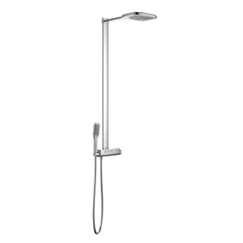 SMART CLICK система душова (термостат для душу, верхній душ 250*200 мм латунь, ручний душ 60 мм 1 режим, шланг 150 см), хром