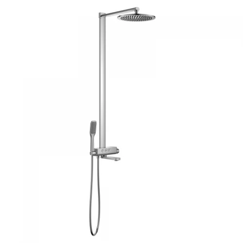 SMART CLICK система душова (термостат для ванни, верхній душ 300 мм круг латунь, ручний душ 60 мм 1 режим, шланг 150 см), хром
