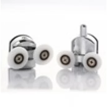 Комплект подвійних роликів Dusel для душових A5 series Chrome Rollers