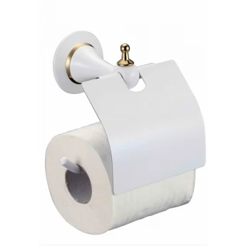 Держатель туалетной бумаги (белый) 6951