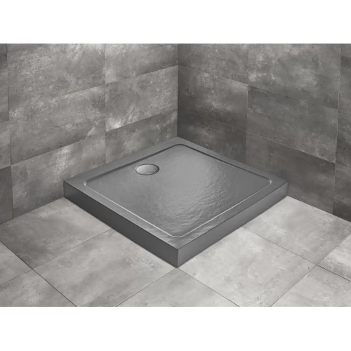 Душовий піддон Radaway Doros З Compact Stone Anthracite SDRC9090-05-64S (90x90 см, антрацит, з ніжками)