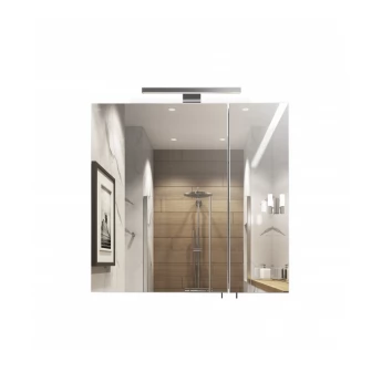 Руна 70 с LED подсветкой зеркальная галерея для ванной комнаты Мойдодыр