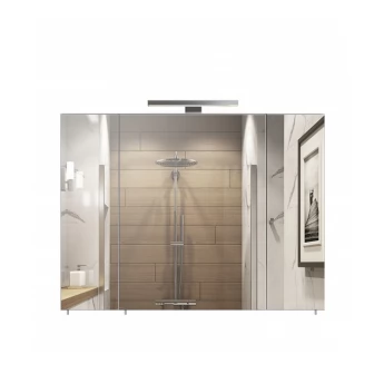 Дзеркальна галерея для ванної кімнати Мийдодир Oskar ЗШ-90 з LED-світильником