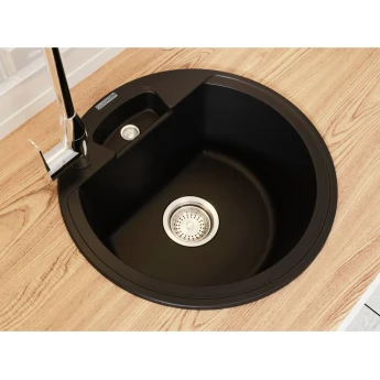Кухонна мийка VALENCIA black Miraggio 44,6x44,6