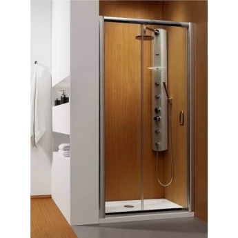 Дверь в нишу Radaway Premium Plus DWJ 100 (972-1015x1900) коричневая/хром (33303-01-08N)