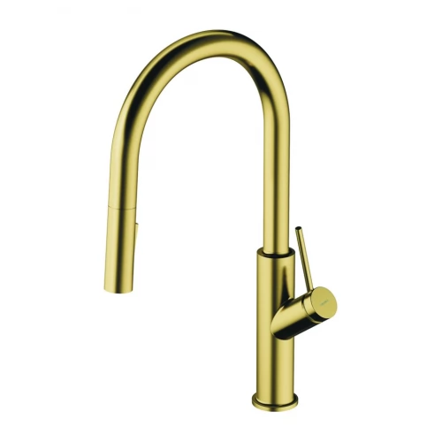 Змішувач для кухні Omnires Bend brushed brass (BE6455BSB)