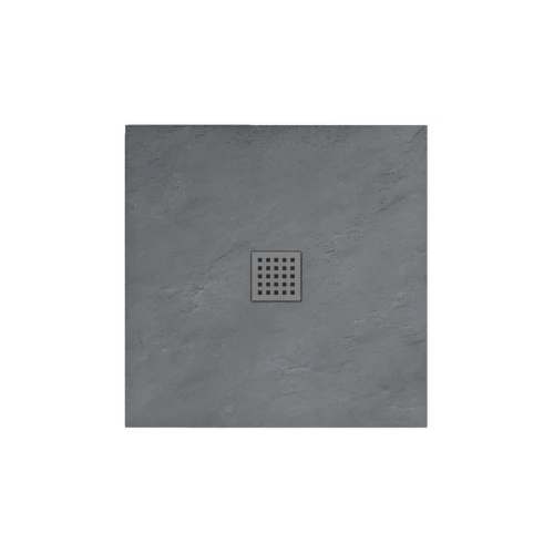 Поддон Rea Grey Rock 90x90 квадратный grey (REA-K4585)