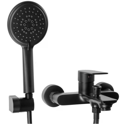 Змішувач для ванни Rea Mayson із ручним душем black mat (REA-B9634)