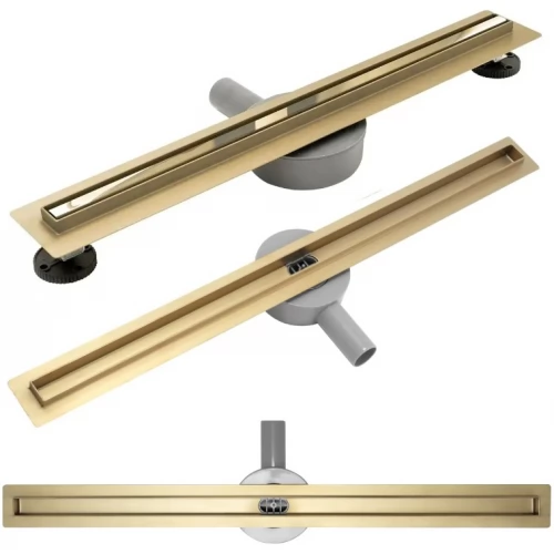 Трап для душу REA NEO SLIM MIRROR GOLD PRO 50см