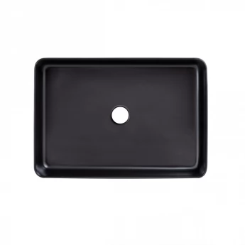 Раковина-чаша Qtap Tern 500х350х145 Matt black QT1711A055MB