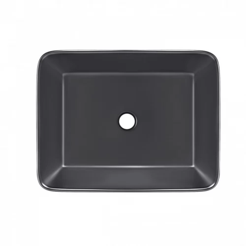 Раковина-чаша Qtap Tern 475х370х140 Matt black QT172074MBMBN