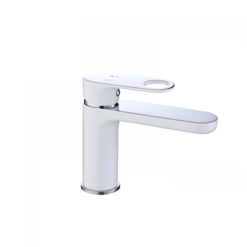 Змішувач для раковини Qtap Jay QTJAY270CRW45551 Chrome/White