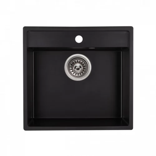 Кухонна мийка Qtap CS 5250 Black (QT5250BLA404)
