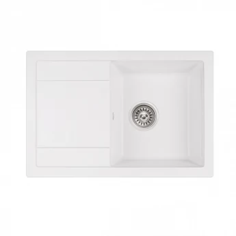 Кухонна мийка Qtap CS 7449 White (QT7449WHI650)