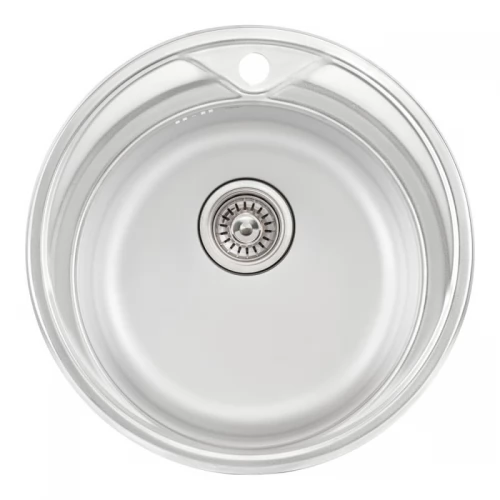 Кухонна мийка Qtap D510 0,8мм Satin (QTD510SAT08)