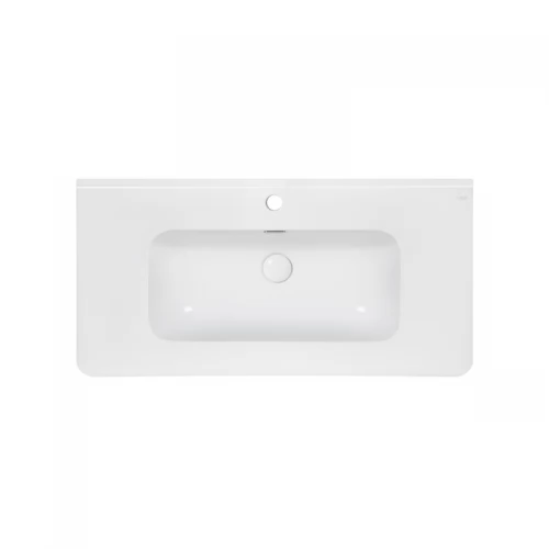 Раковина Qtap Albatross 9H 1000х460х180 White з донним клапаном QT01119100HW