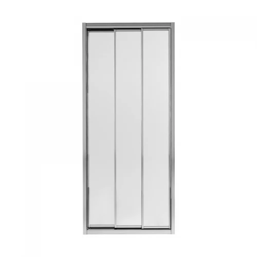 Душові двері в нішу Qtap Uniford CRM207.C4 68-71x185 см, скло Clear 4 мм, покриття CalcLess