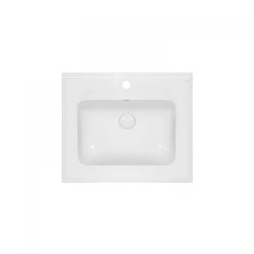 Раковина Qtap Albatross E49 600х490х200 White з донним клапаном QT01119060E49W