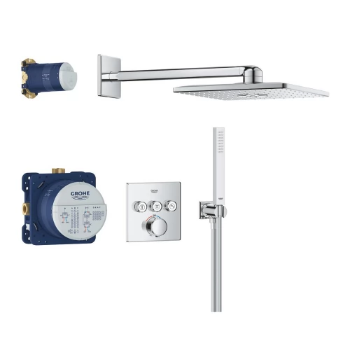 Душевая система скрытого монтажа термостатическая Grohe QuickFix Precision SmartControl Cube 34875000 