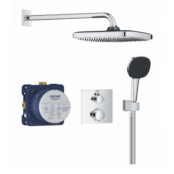 Душевая система скрытого монтажа термостатическая Grohe QuickFix Precision Grohtherm Cube 34882000