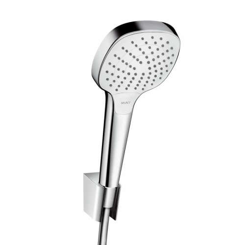 Croma Select E Vario Porter Ручной душ, с держателем и шлангом 1.6м, цвет белый