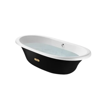 ROCA NEWCAST ванна 170*85см, черная снаружи, без ножек A233650002